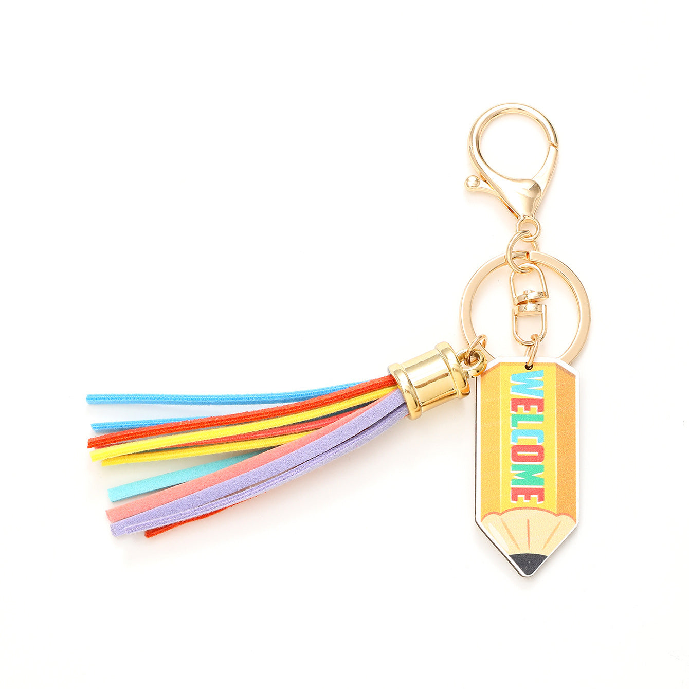 Pencil Independence Day Ice Cream Keychain