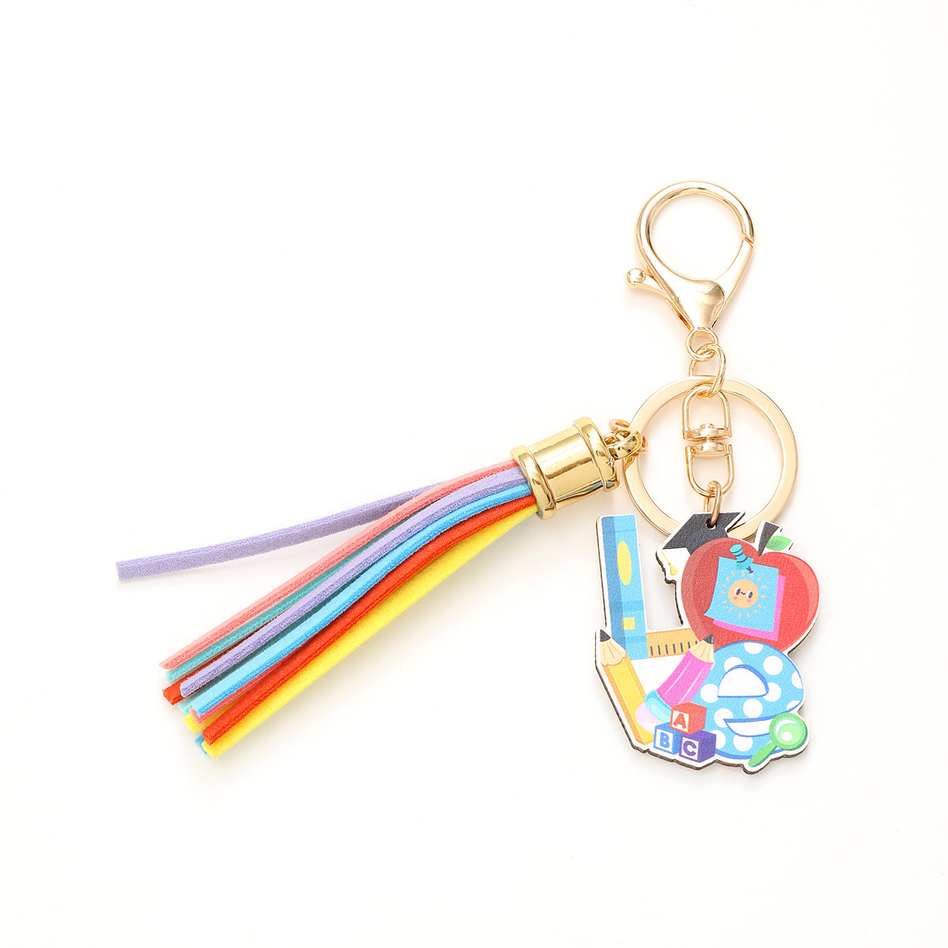 Pencil Independence Day Ice Cream Keychain