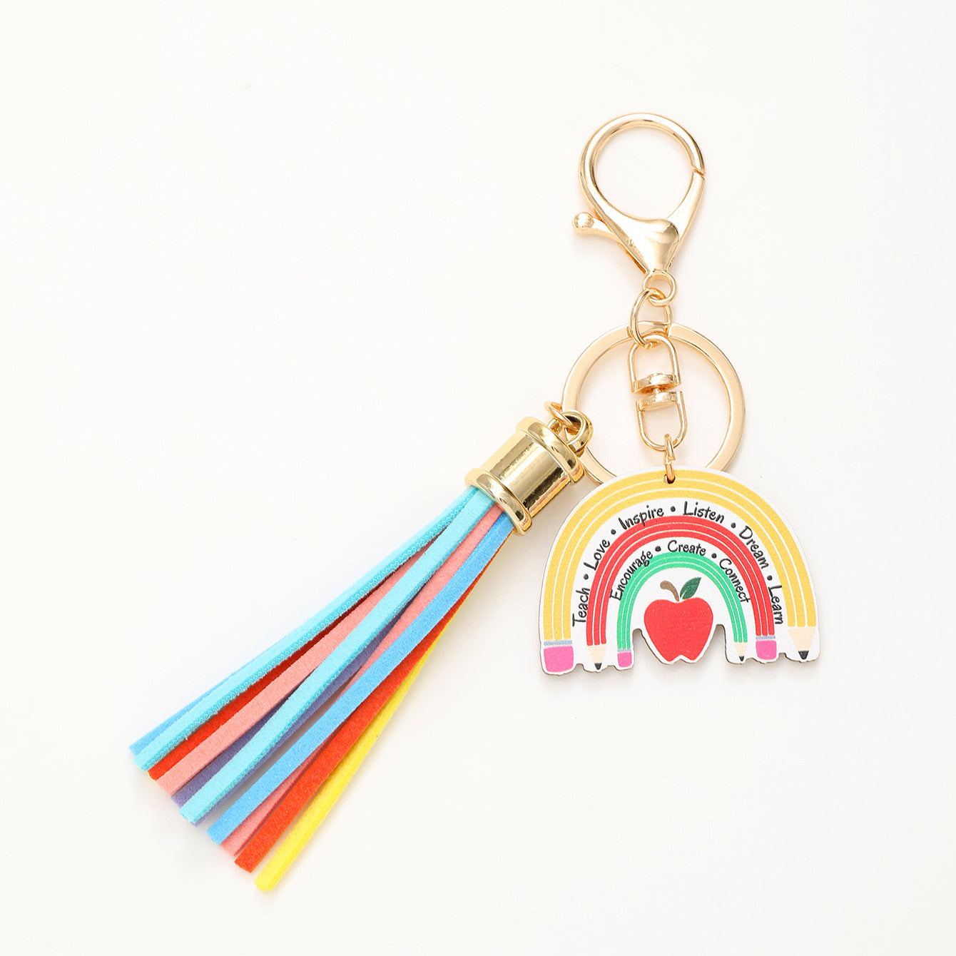 Pencil Independence Day Ice Cream Keychain