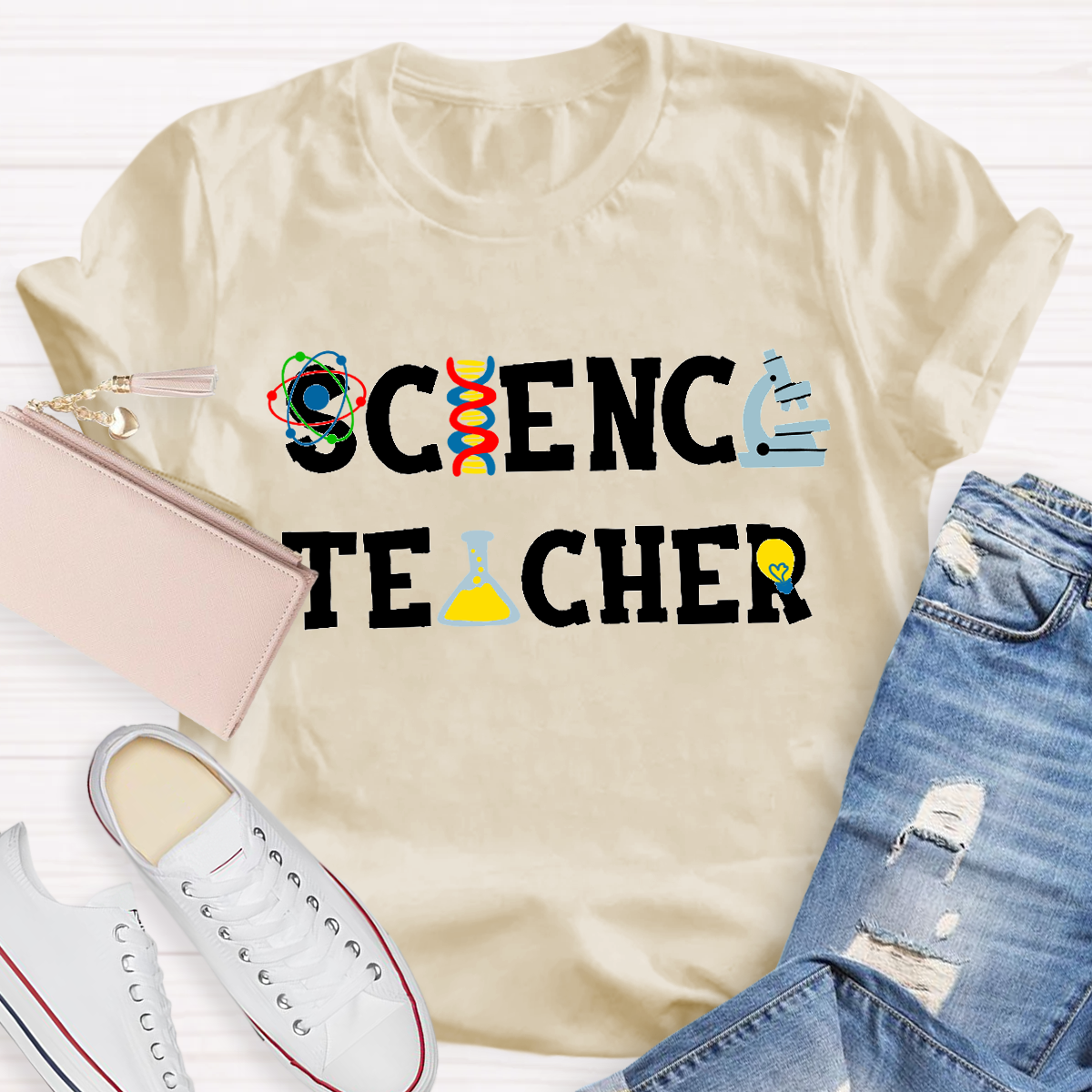 Science Reagent Bottle Teacher T-Shirt