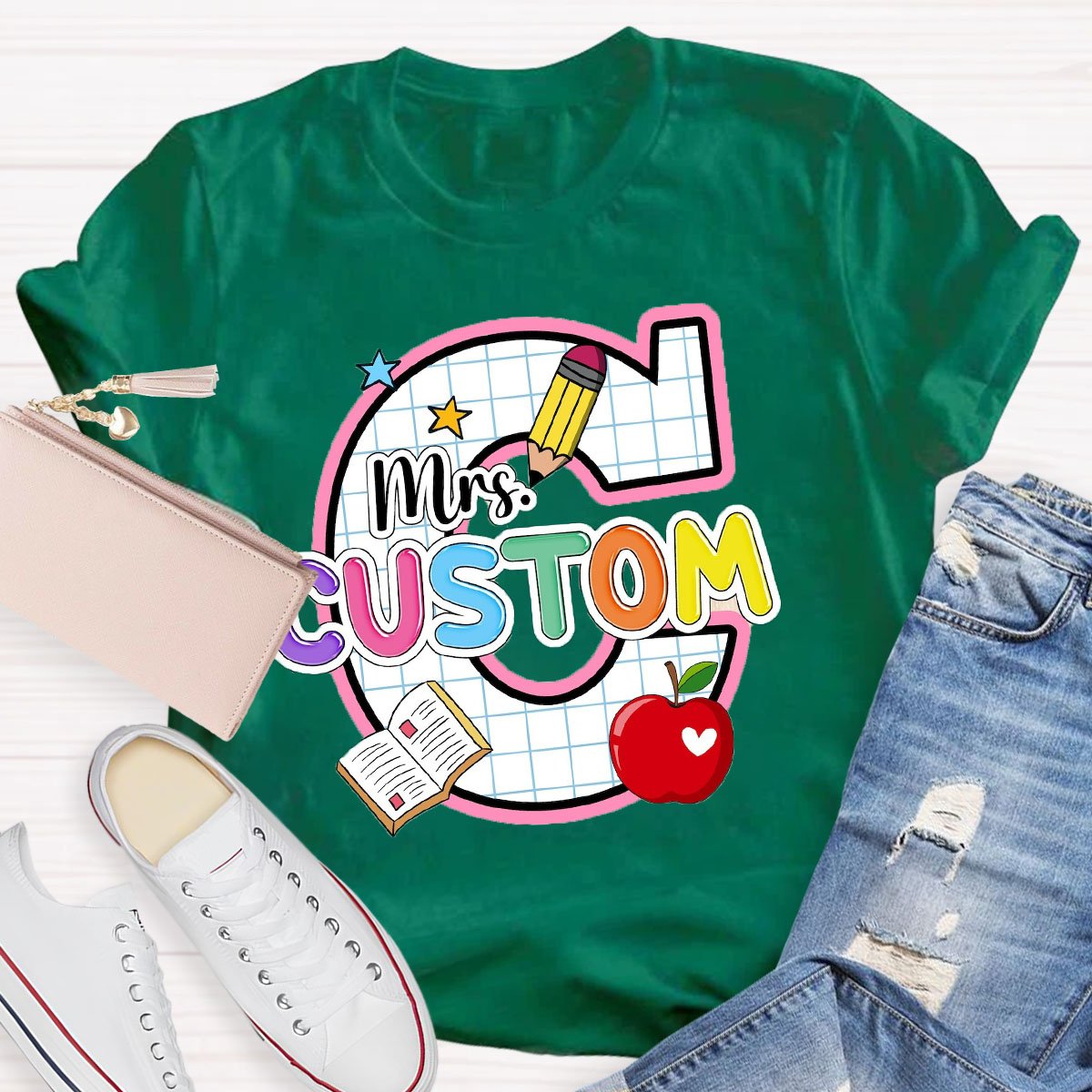Personalized Your Name With Artistic Letters T-Shirt