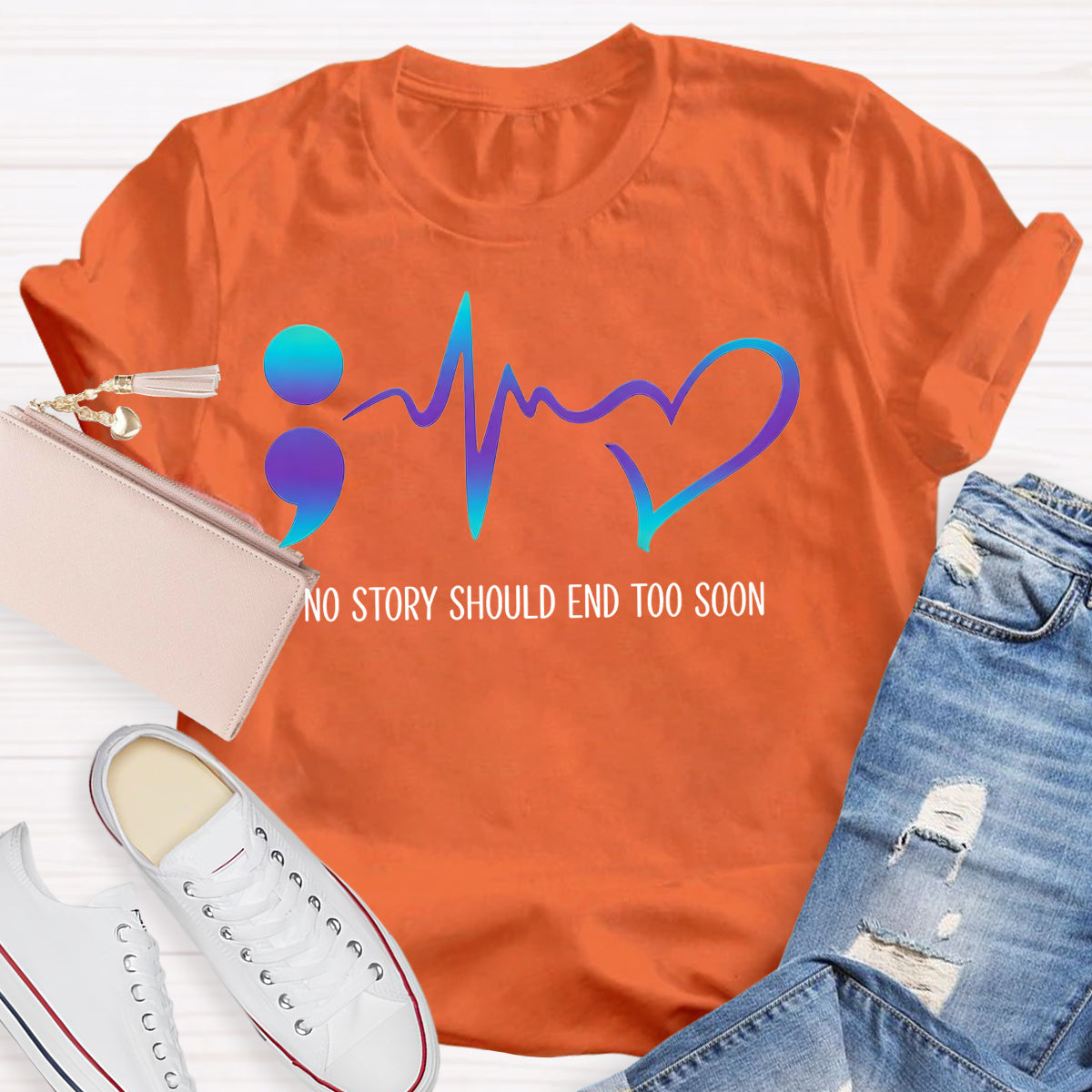No Story Should End Too Soon Teacher T-shirt