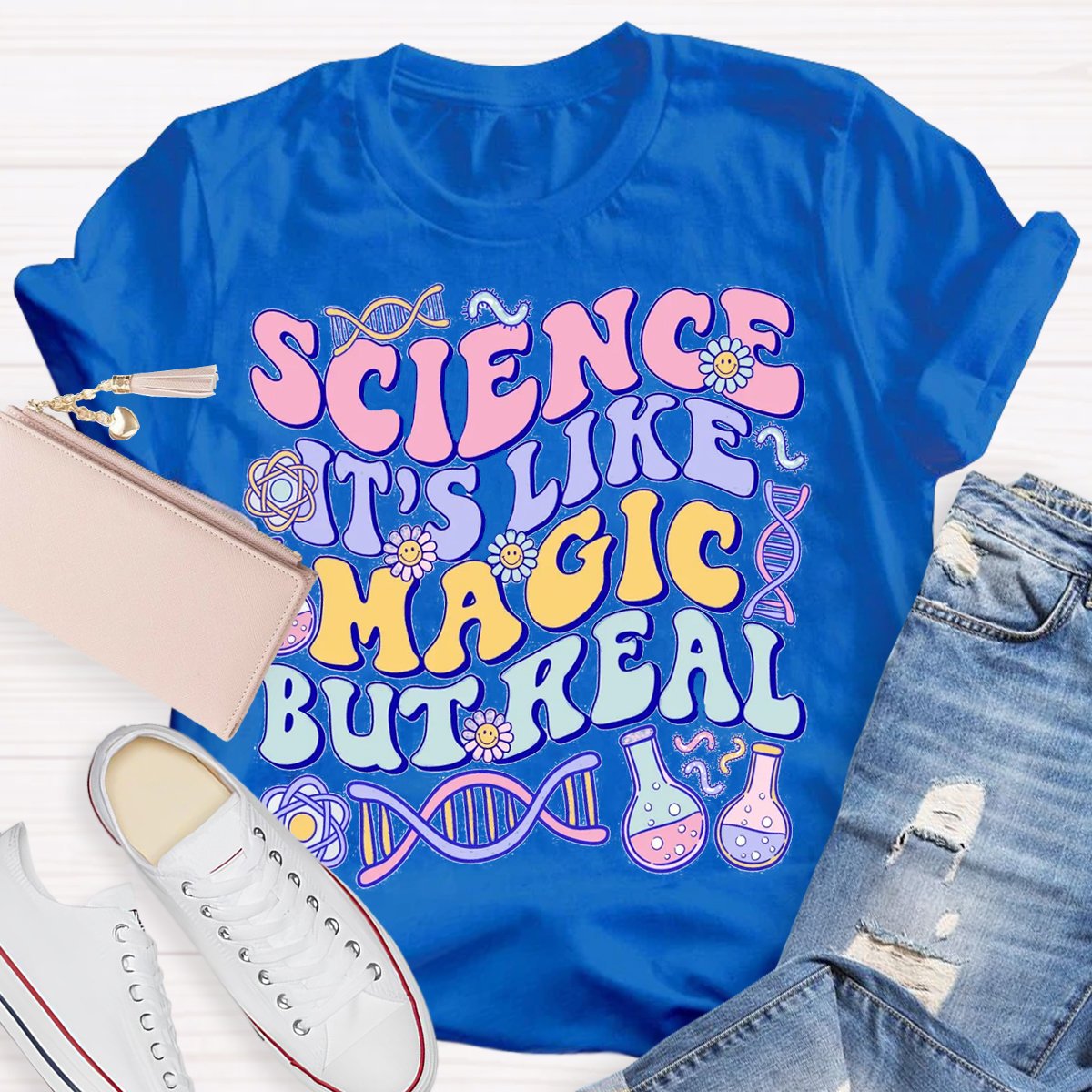 Science Like Magic But Real Science Teacher Shirt