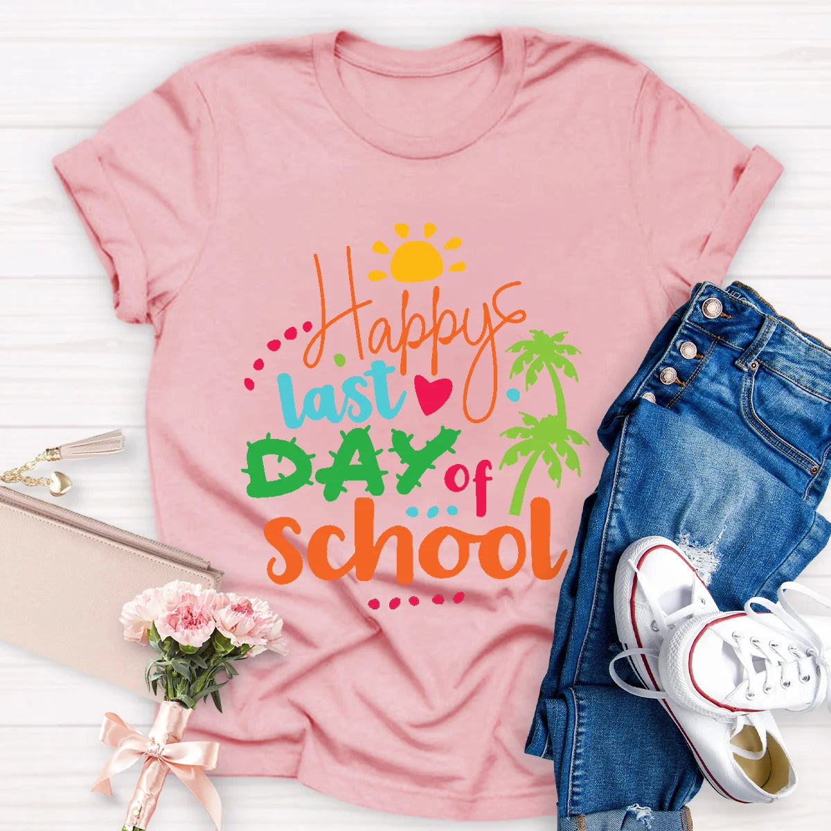 Happy Last Day Of School Teacher Shirt