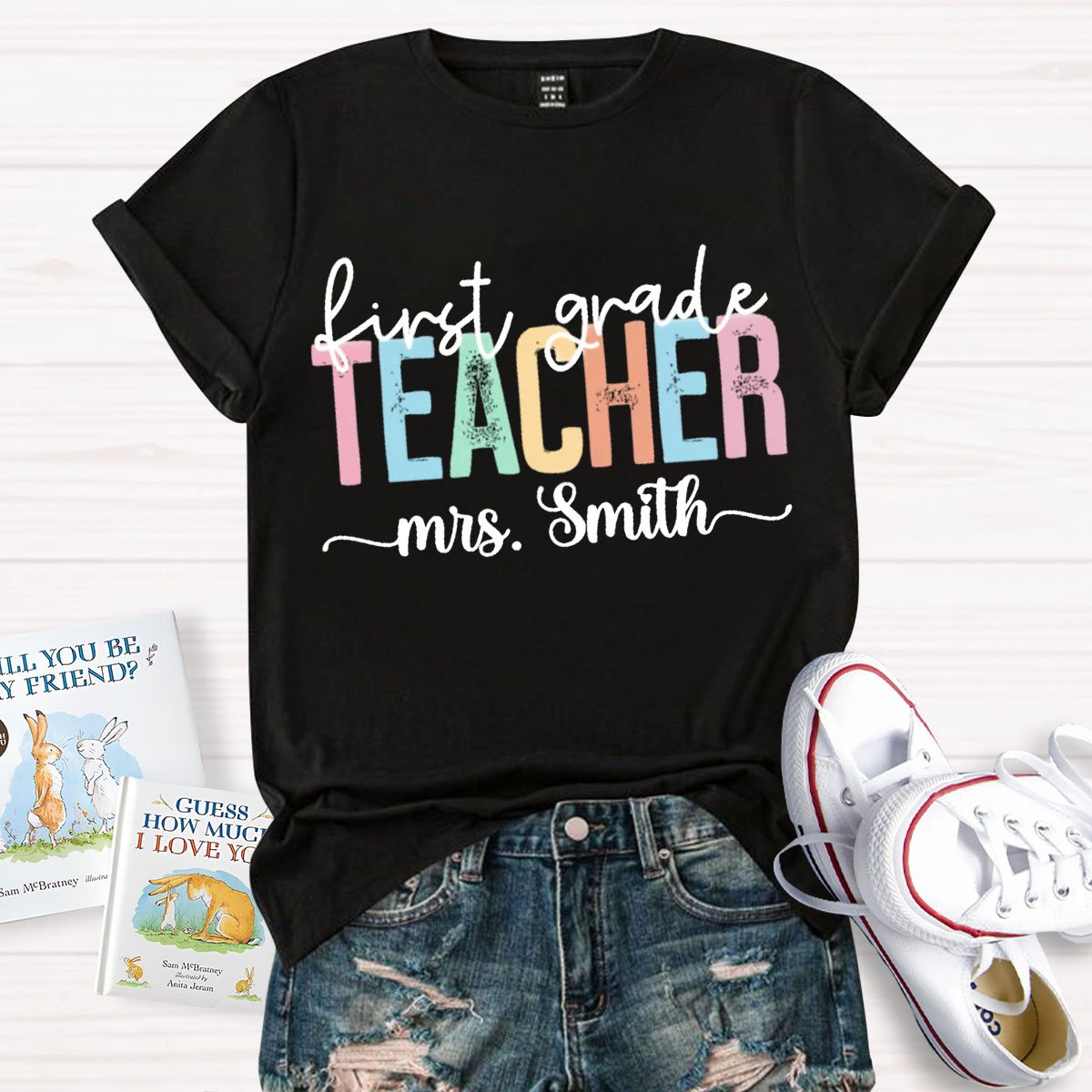 Personalized Your Grade And Name T-Shirt