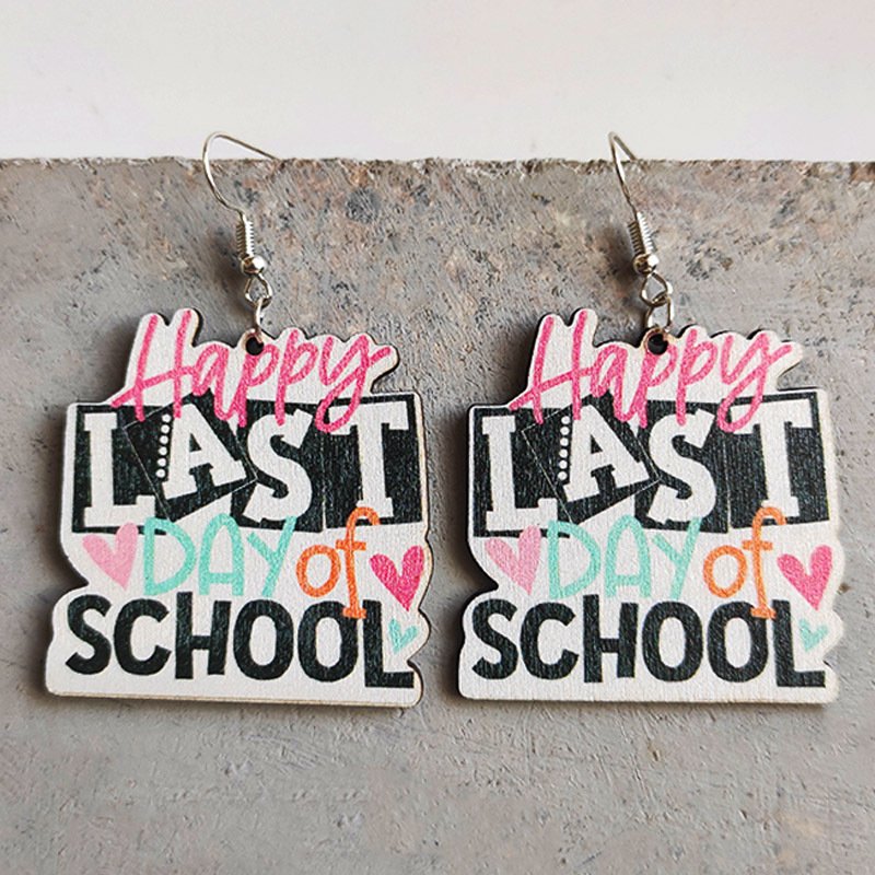 Last Day Of School Earrings