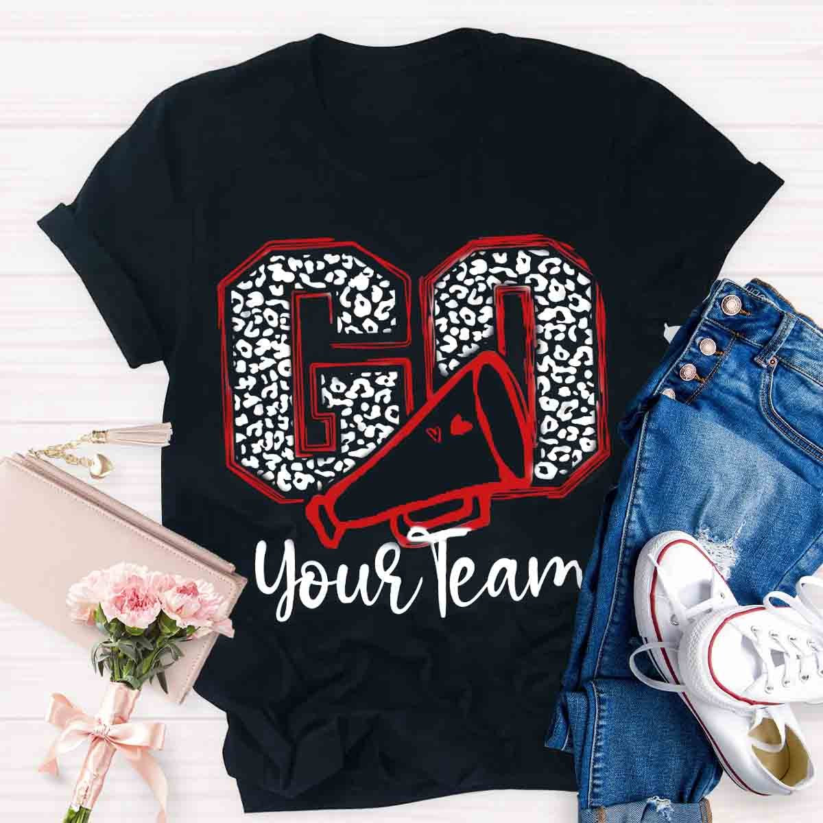 Personalized Team Name Go Go Go Teacher T-Shirt