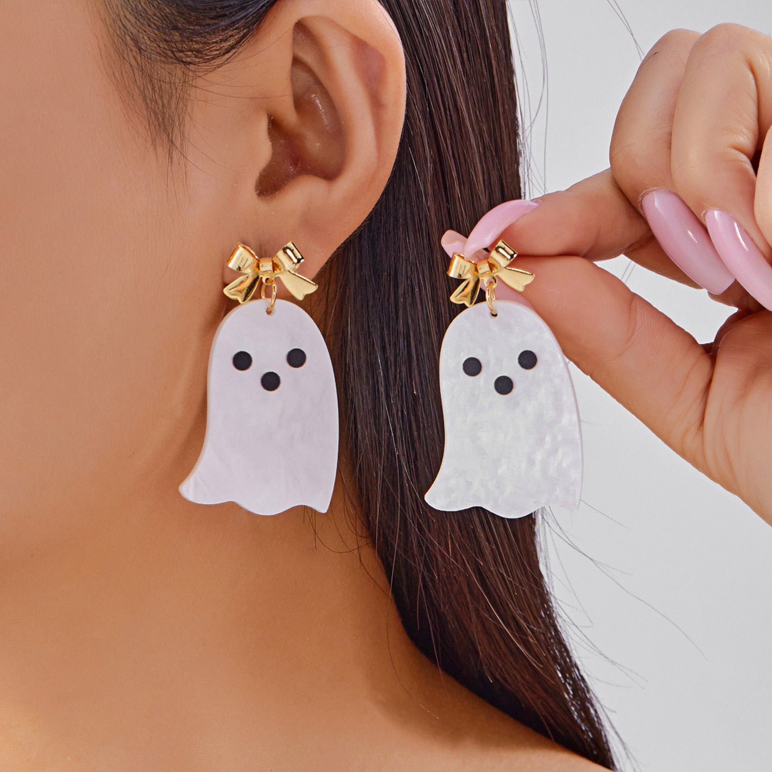 Halloween Earrings Pumpkin Ghost