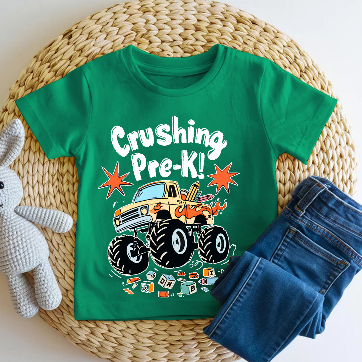 Personalized Grade Crushing Pre-K Toddler T-shirts