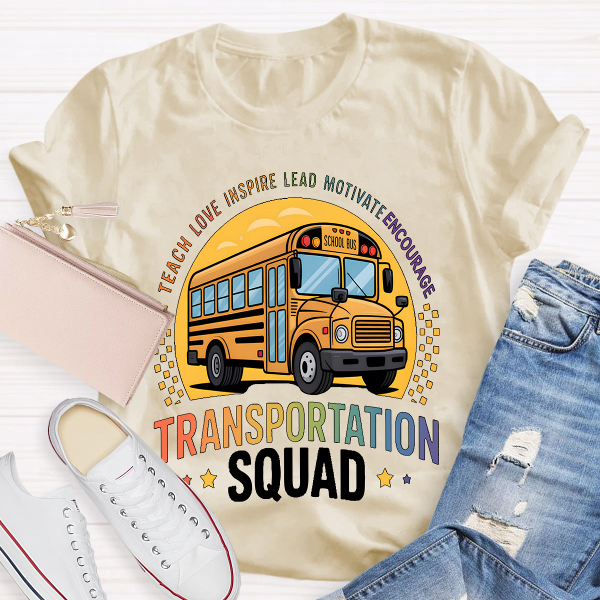 Transportation Squad Graphic  T-shirt