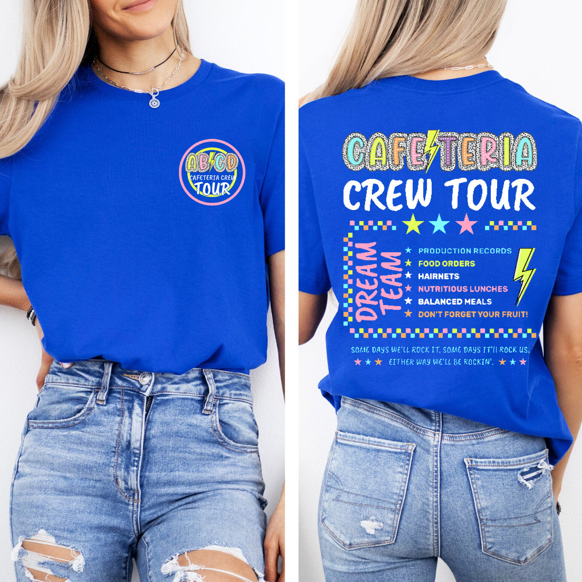 Cafeteria Crew Tour Double Printed T-shirt