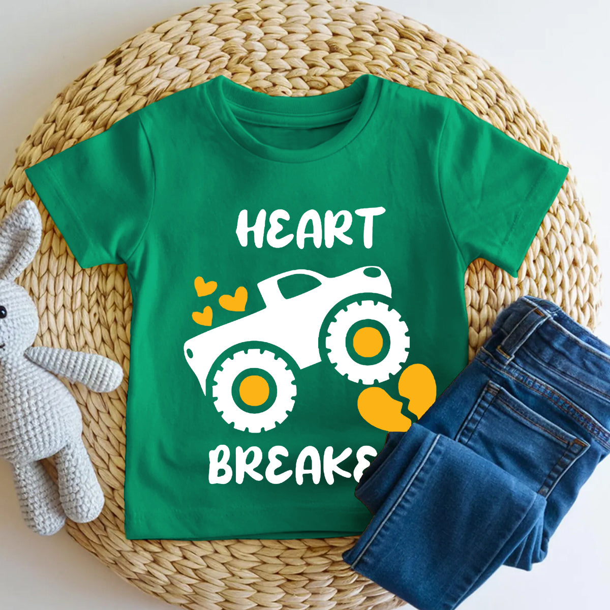 Heart Breaker Retro Valentine'S Day Design Toddler T-shirts