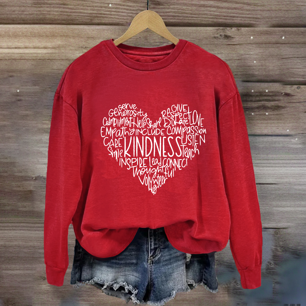 Kindness Teach Smile Sweatshirt