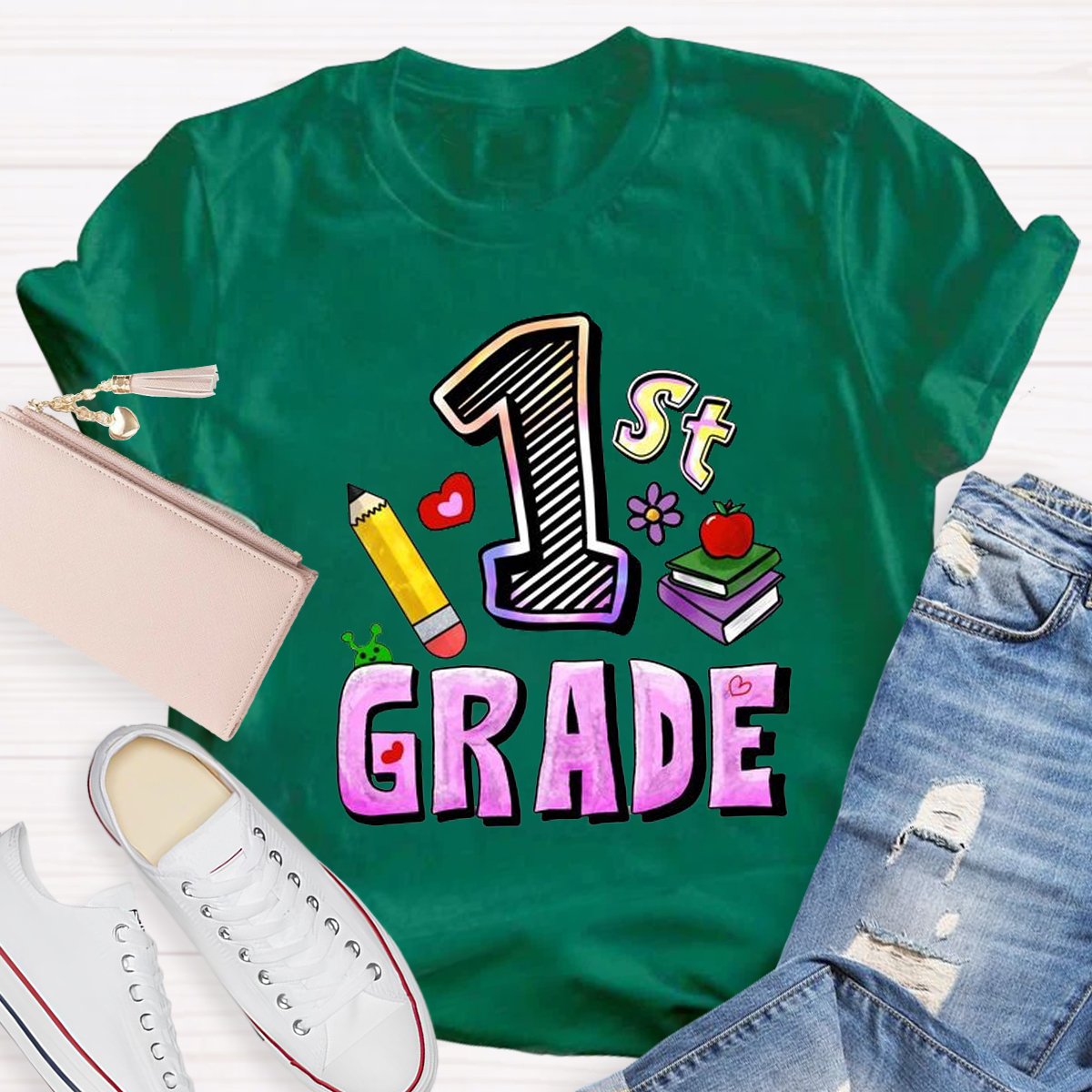 Personalized 1st Grade TeamTeacher Shirt