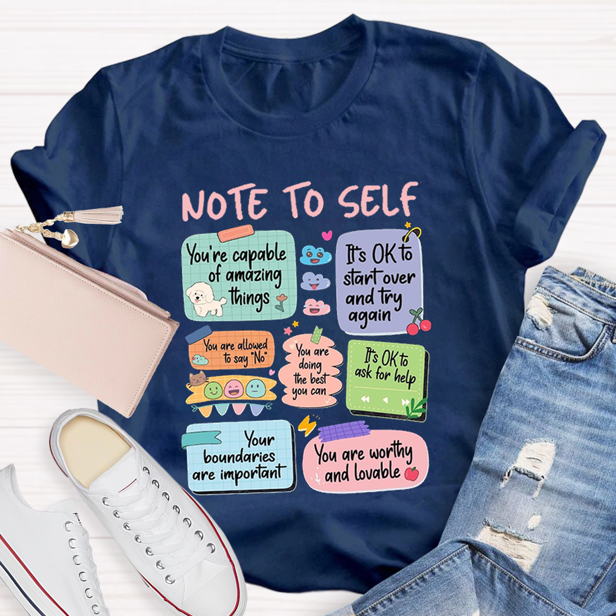 Note To Self Teacher T-Shirt