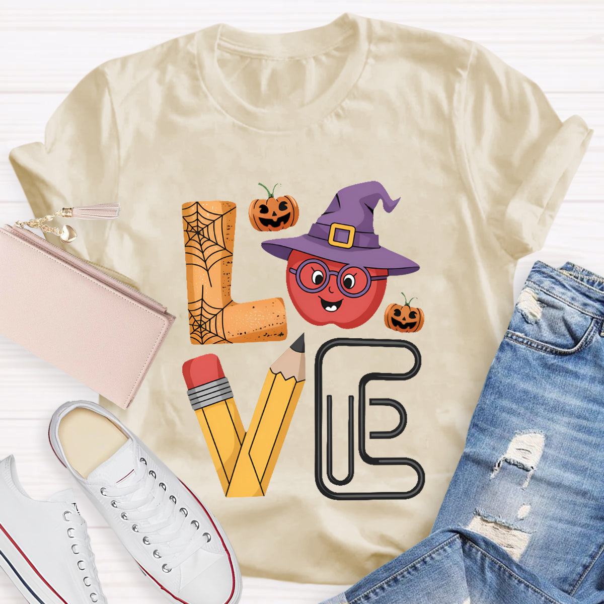 Love Halloween Pumpkin Funny T-shirt