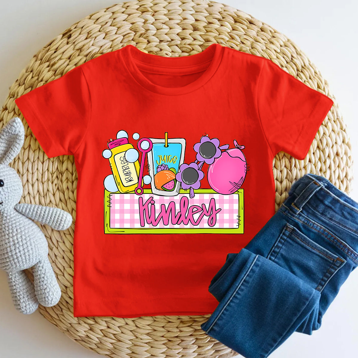 Personalized Name Play All Day Kindergarten Toddler T-shirts