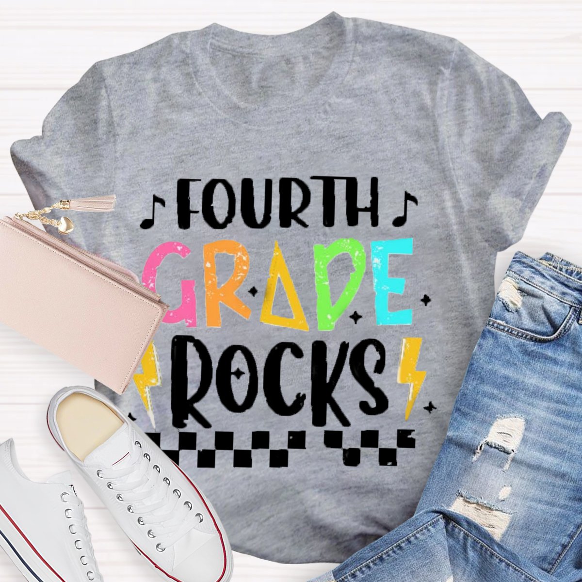 Personalized Grade Rocks Teachers Back To School Shirts