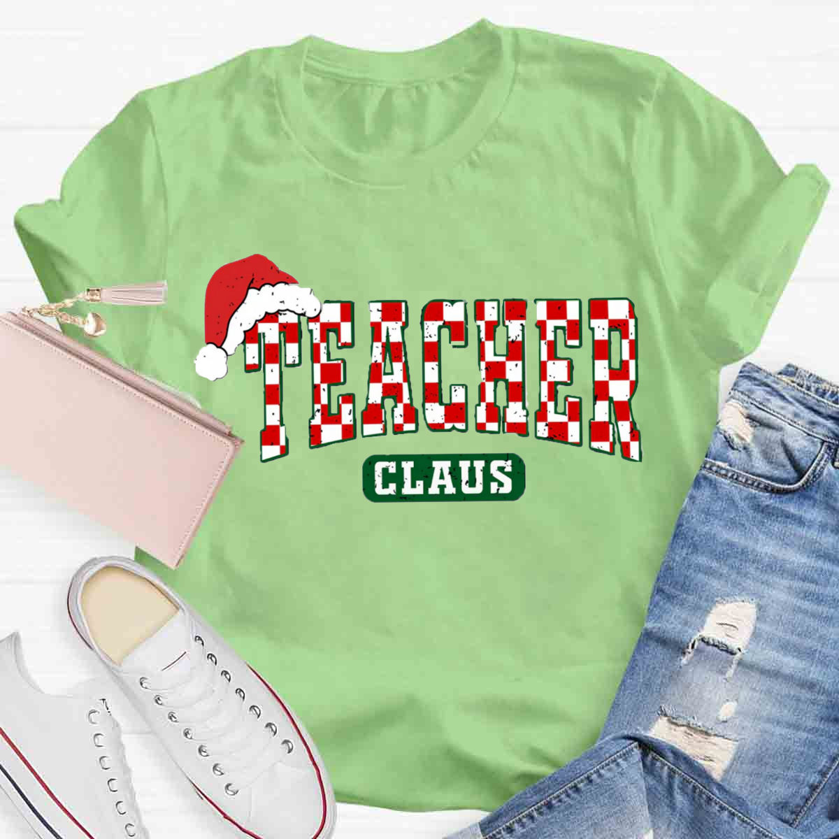 Teacher Claus Christmas T-Shirt