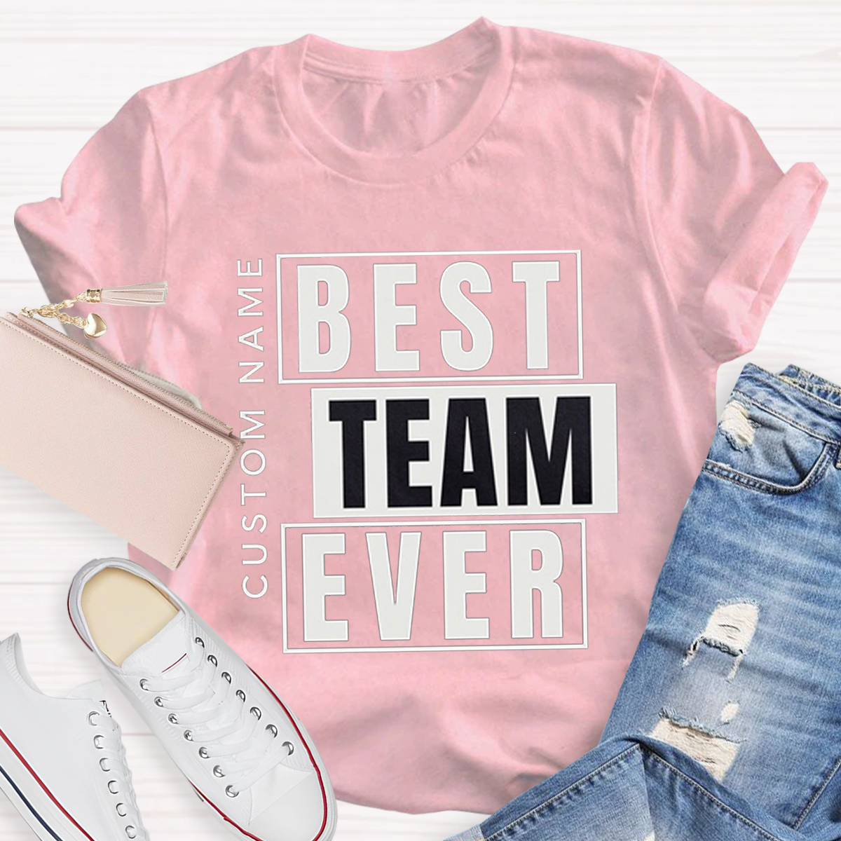 Personalized Best Team Name Ever Teacher T-Shirt