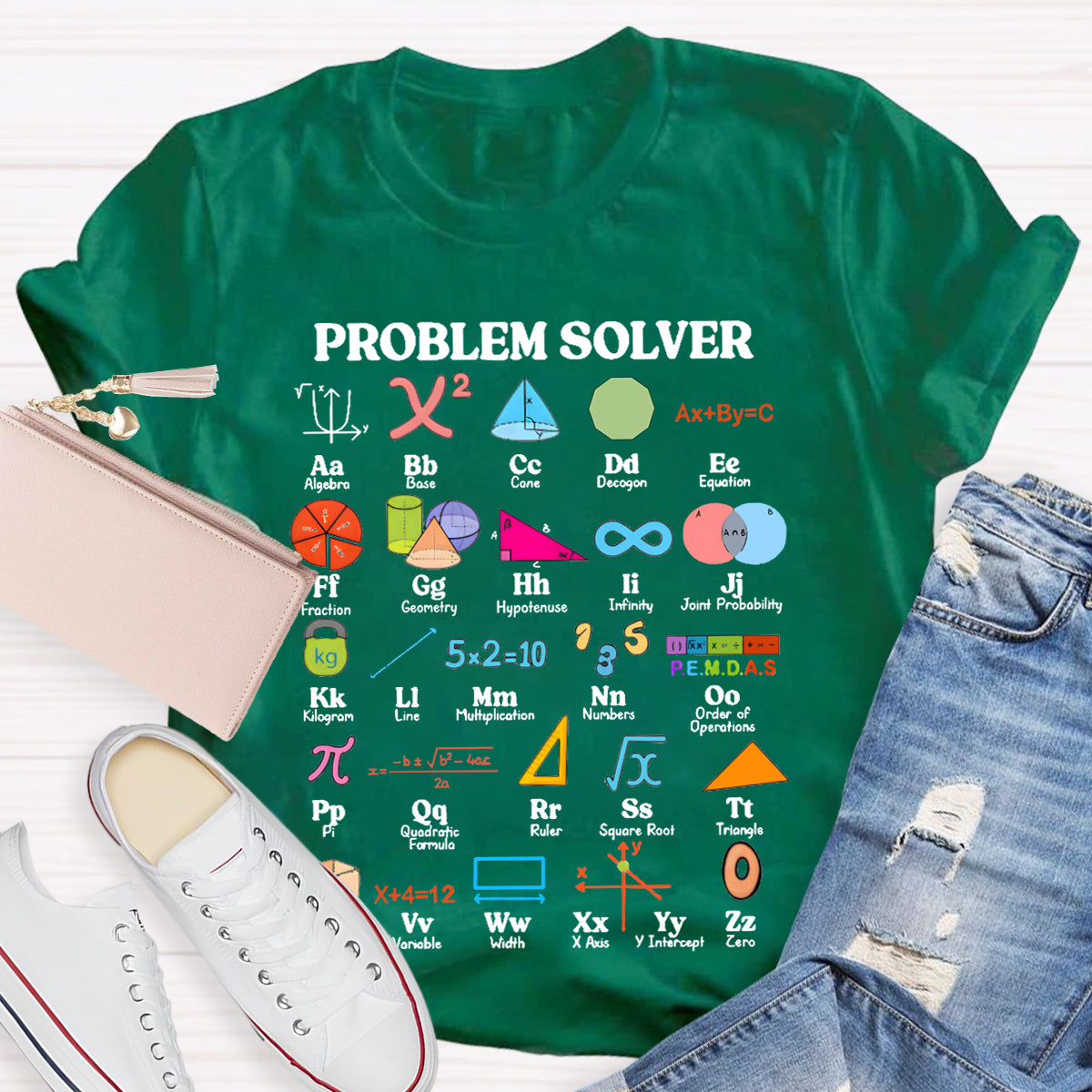 Problem Solver Math Teacher T-shirt