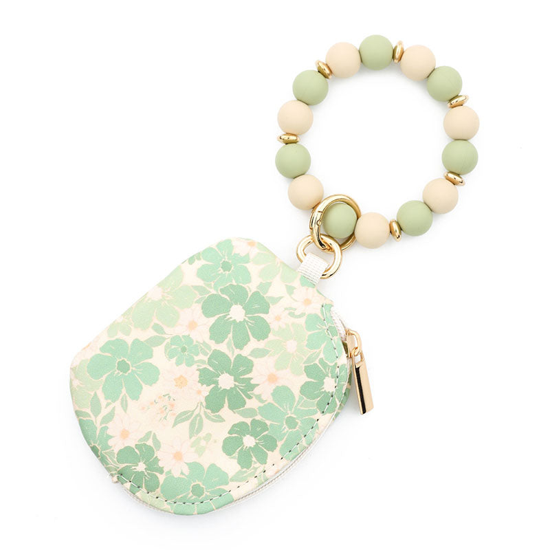 Waterproof Wristlet Half-Circle Card Holder Key Ring