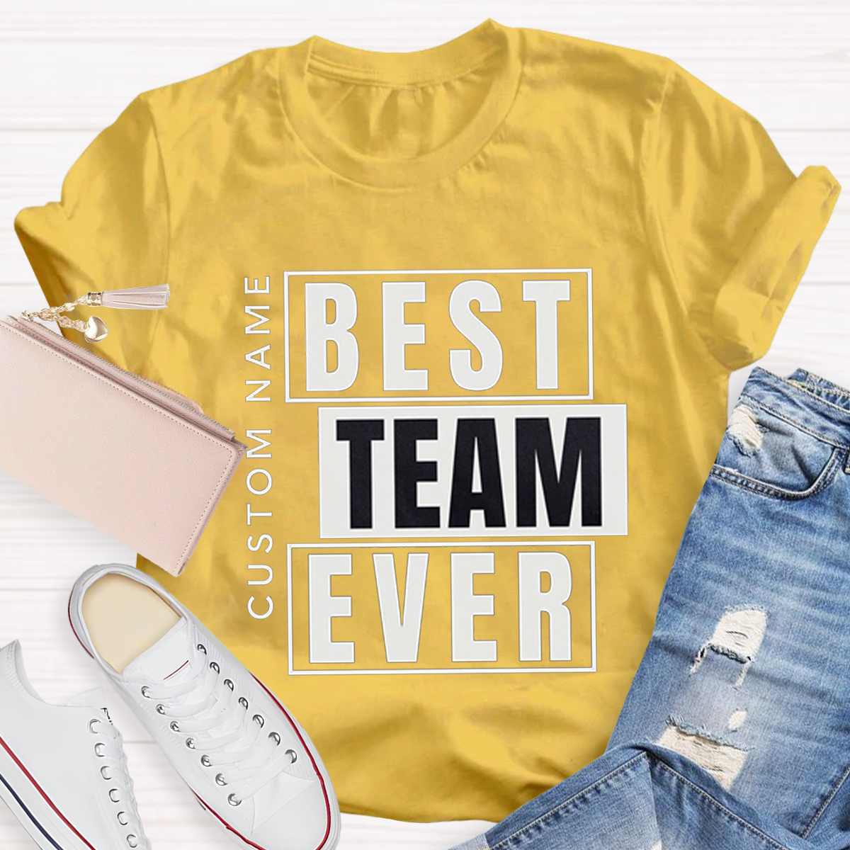 Personalized Best Team Name Ever Teacher T-Shirt