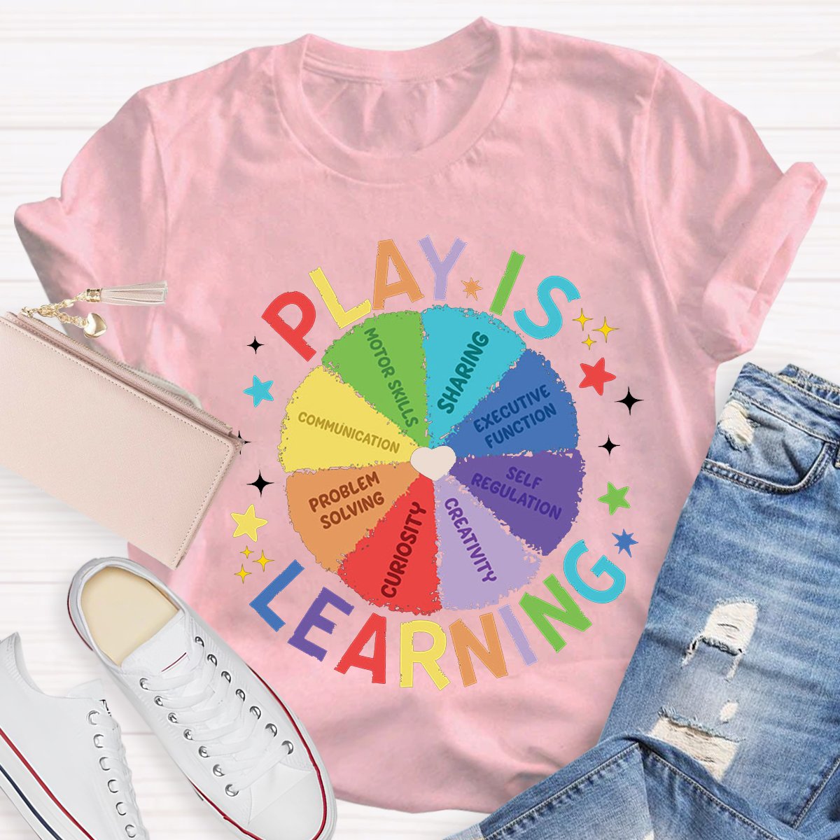 Play Is Learning Back To School Teacher T-shirt