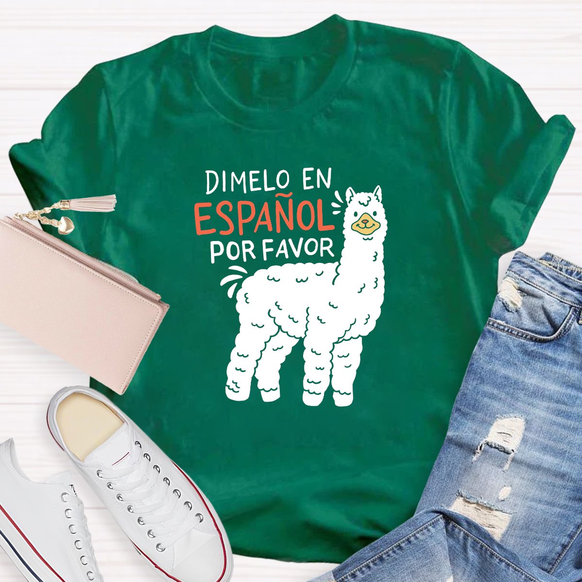 Dimelo En Espanol Por Favor Spanish Teacher's Shirt
