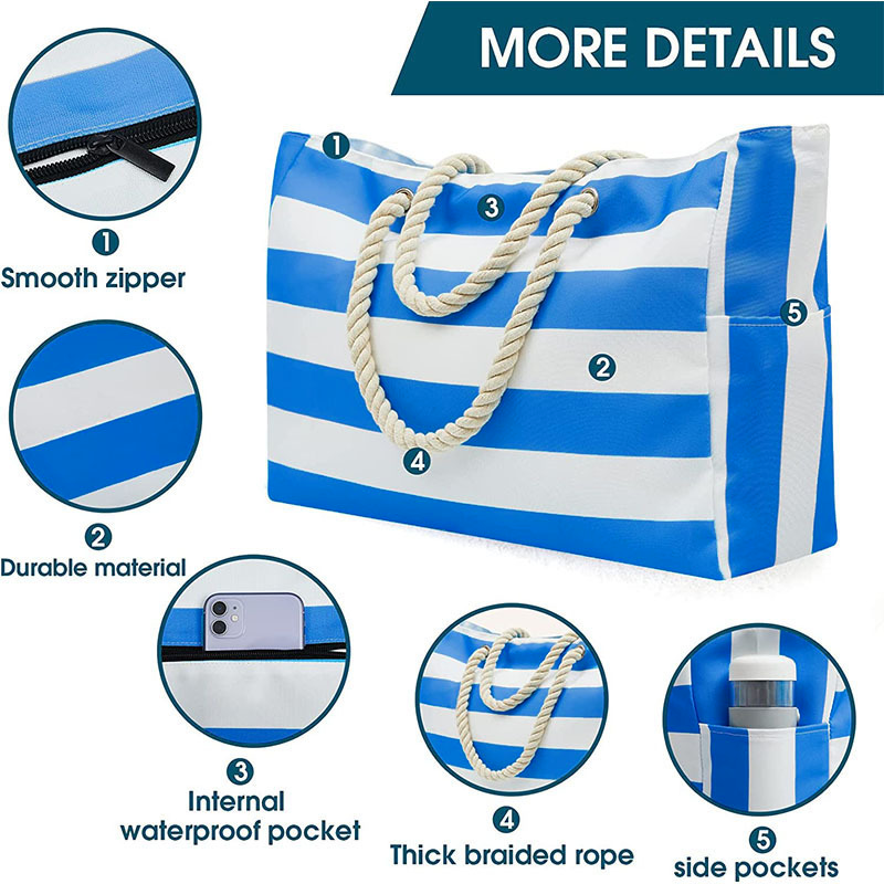 Bright Days Beach Tote Bag