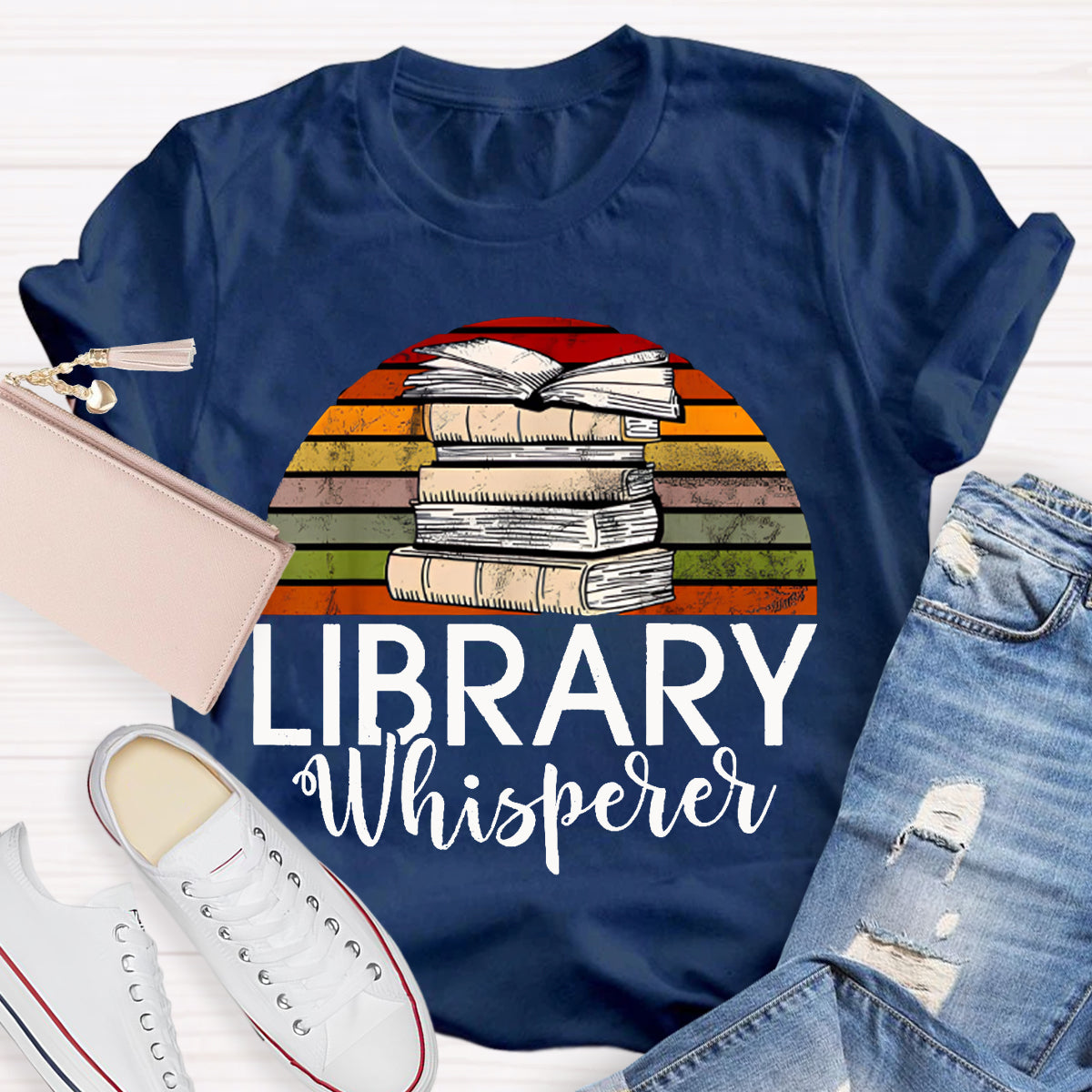 Library Whisperers Librarian T-shirt