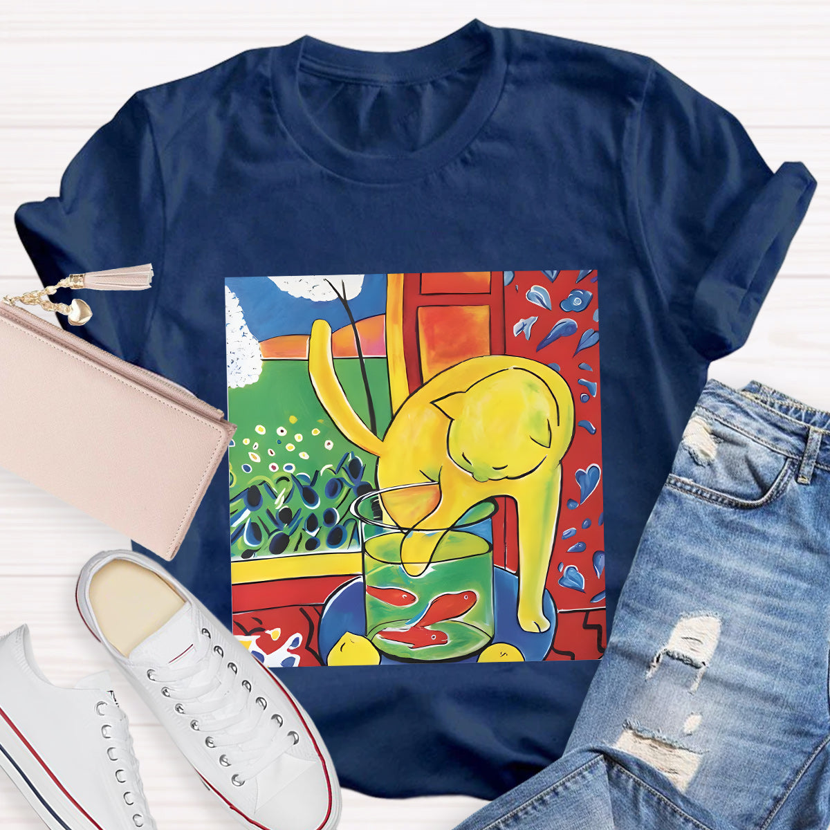 Cat In The Fish Tank T-Shirt