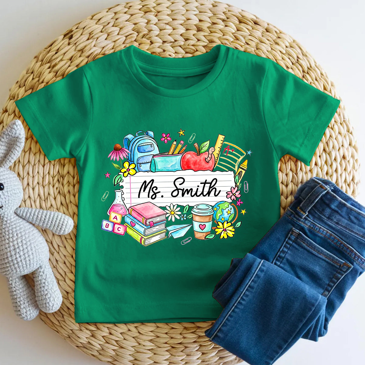 Personalized Name Growing Little Minds Every Day Toddler T-shirts