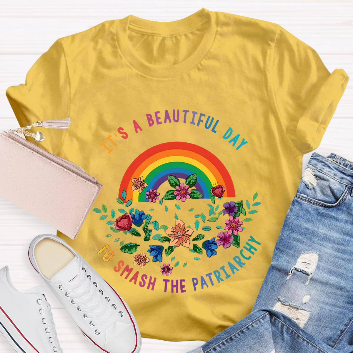 It's A Beautiful Day To Smash The Patriarchy T-Shirt