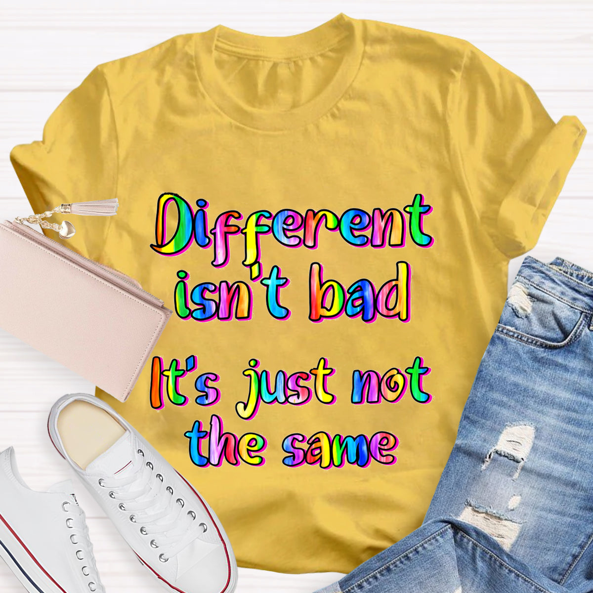 Different Isn‘t Bad Teacher T-Shirt
