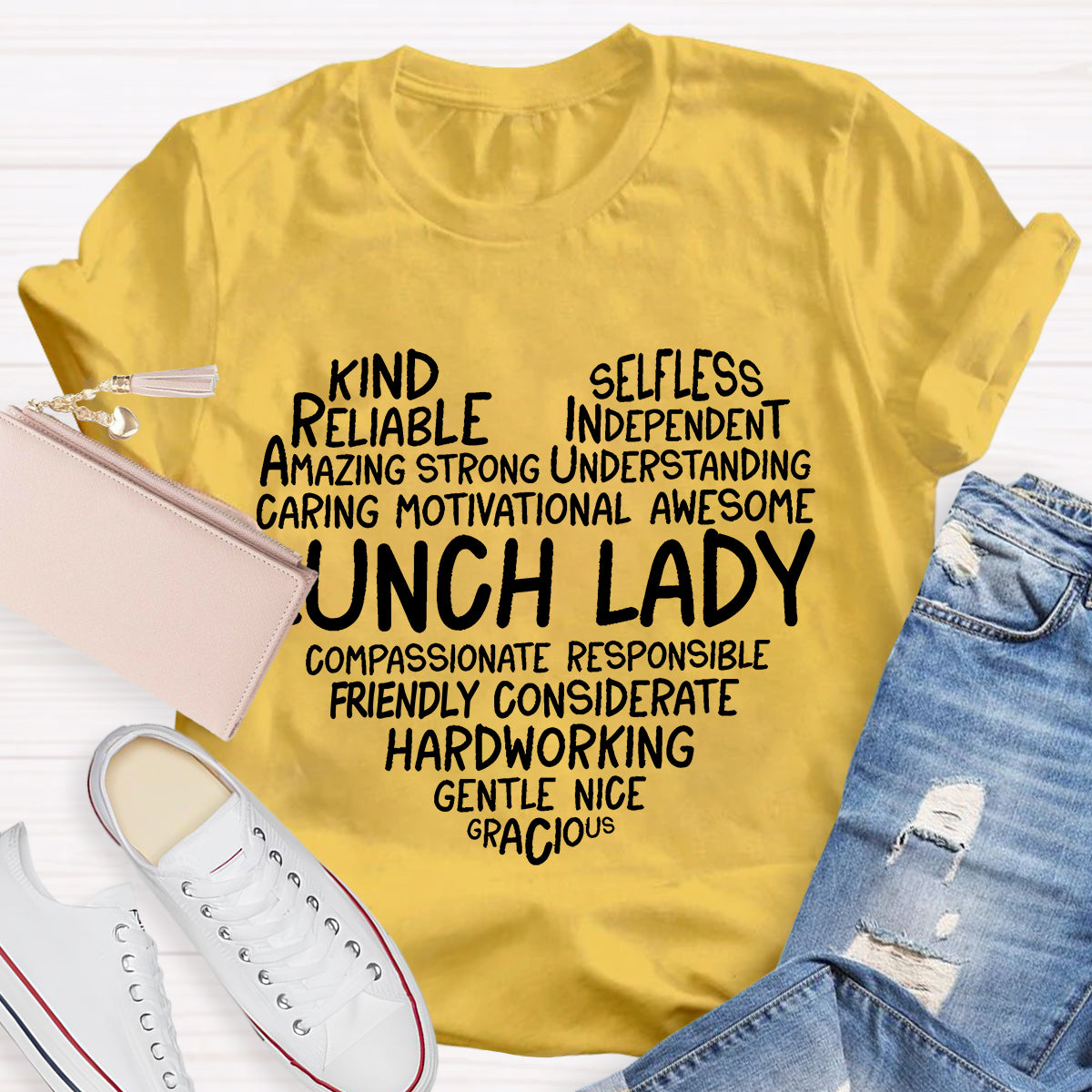 Lunch Lady Kind Amazing T-shirt