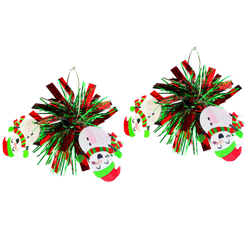 Christmas Gingerbread Man Christmas Stocking Candy Earrings