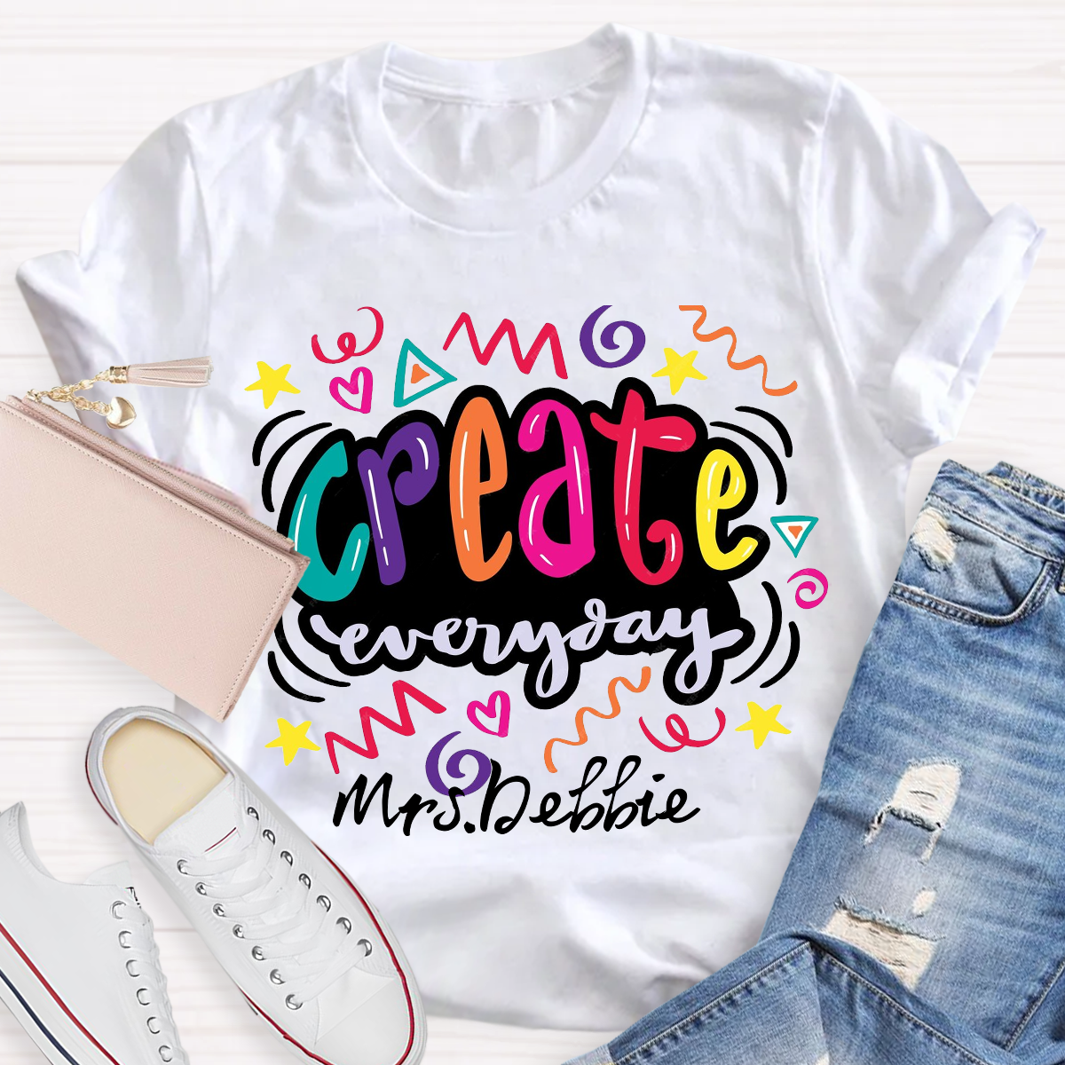 Personalized Name Create Everything T-Shirt