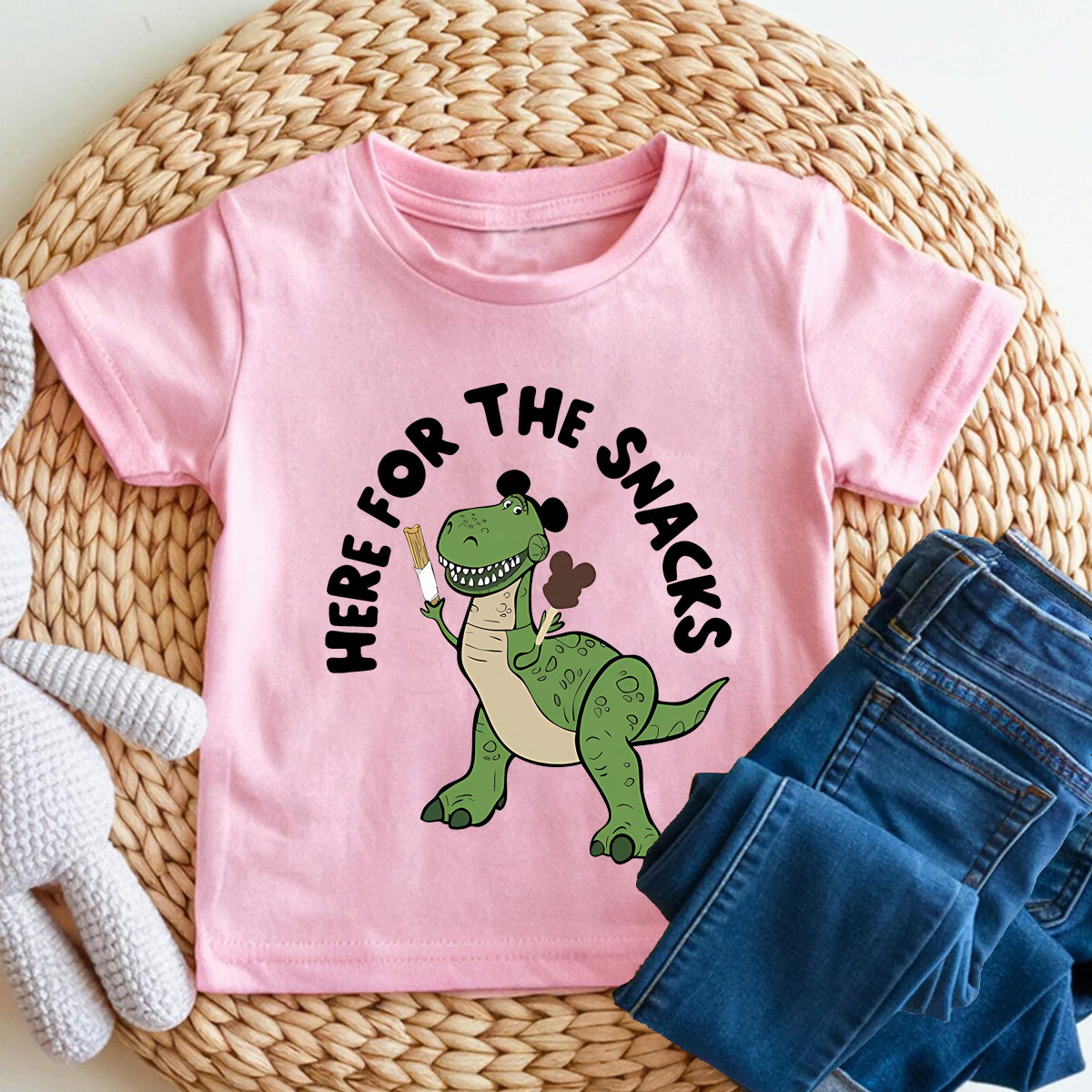 Here For The Snacks Toddler T-shirts