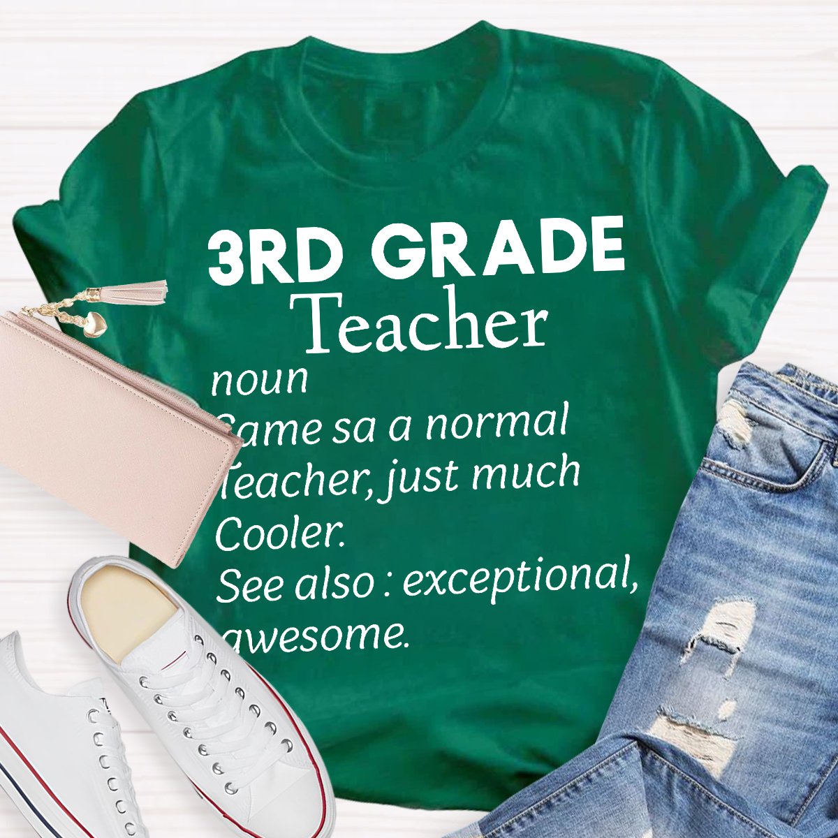 Personalized 1st Grade Teacher Noun Teacher Shirt