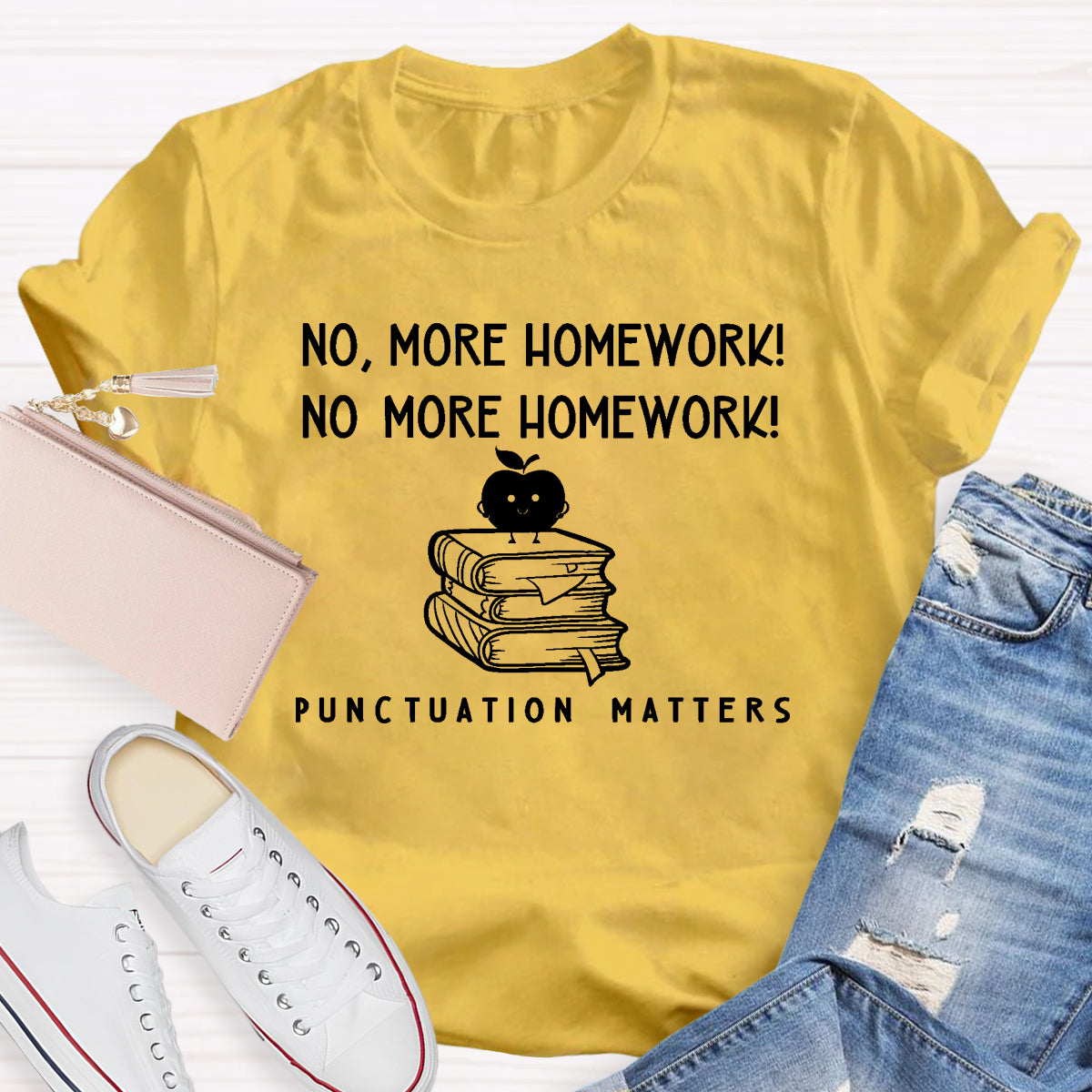 No More Homework Teacher T-Shirt