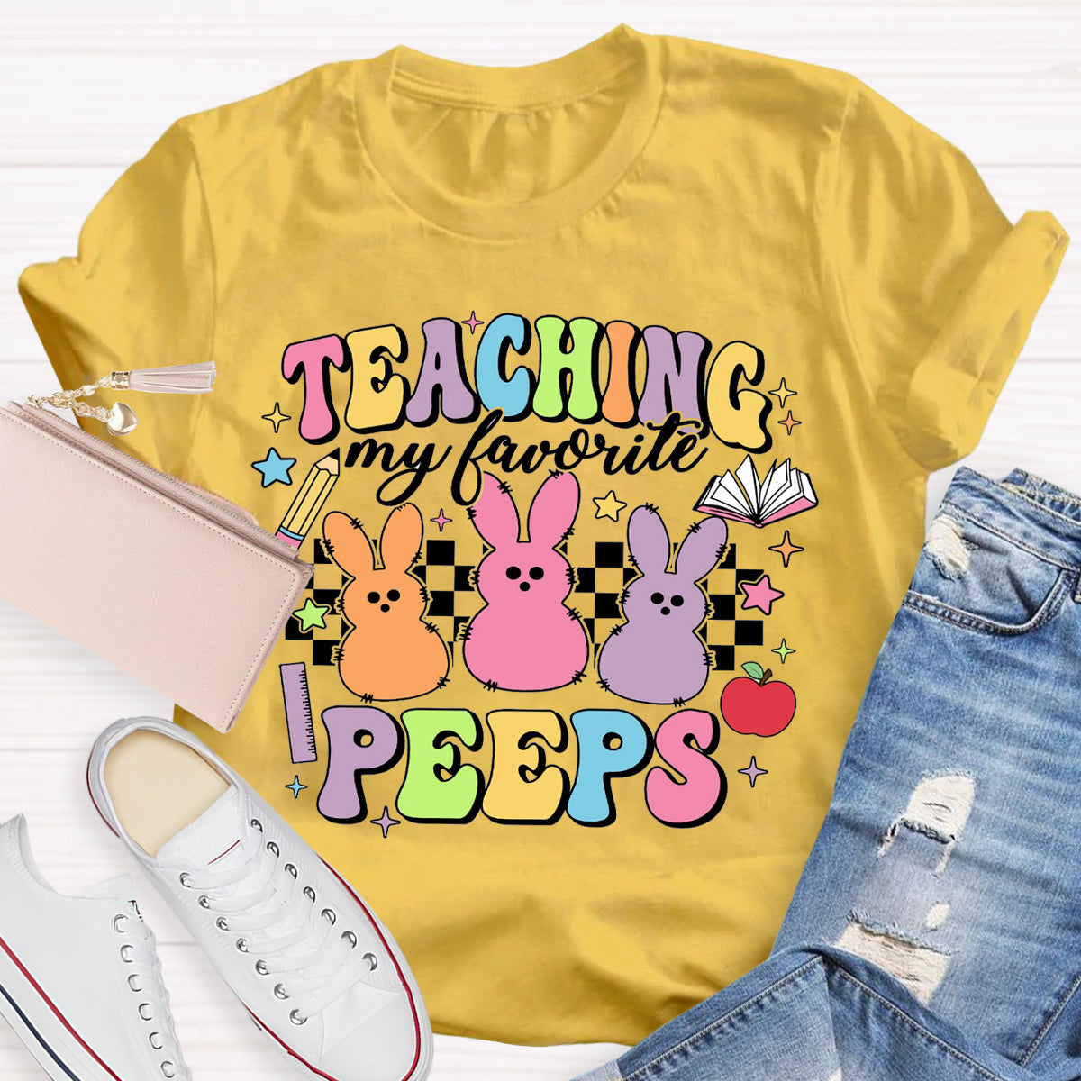 Teaching My Favorite Peeps Teacher T-Shirt