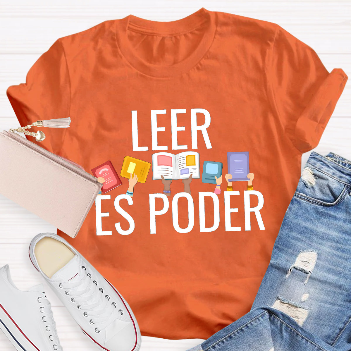 Leer Es Poder Spanish Teacher T-Shirt
