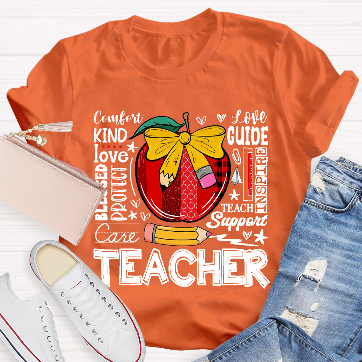 Teacher Caring And Be Kind For Students T-Shirt