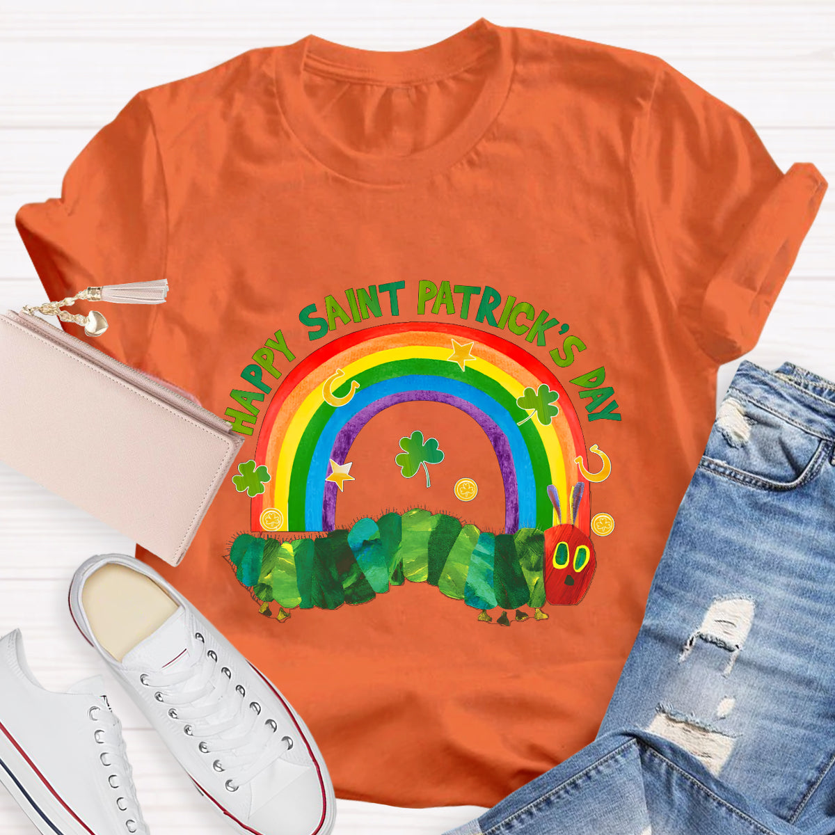 Happy St. Patrick's Day Caterpillar T-Shirt