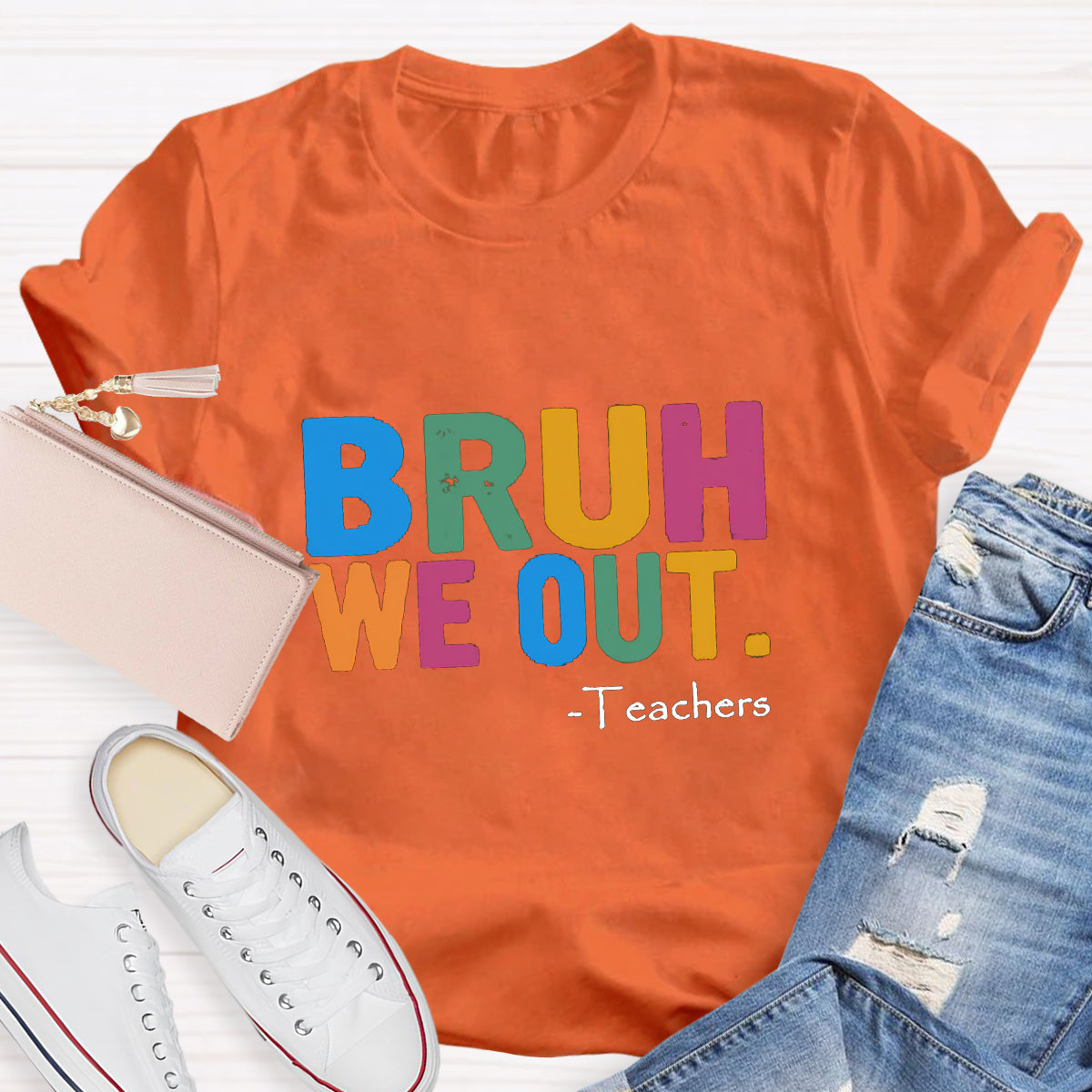 Bruh We Out Teachers T-shirt