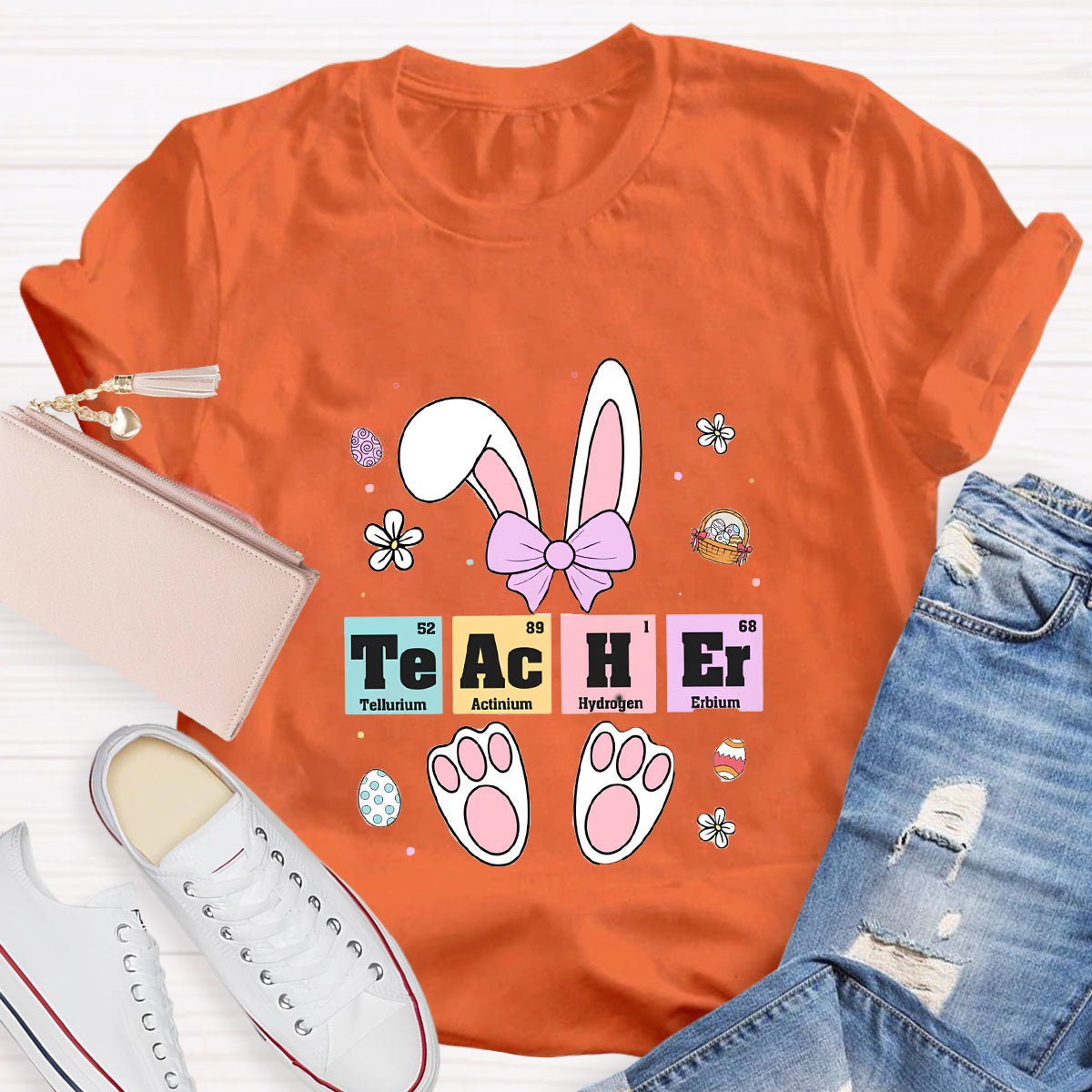 Teacher Easter Periodic Elements T-Shirt