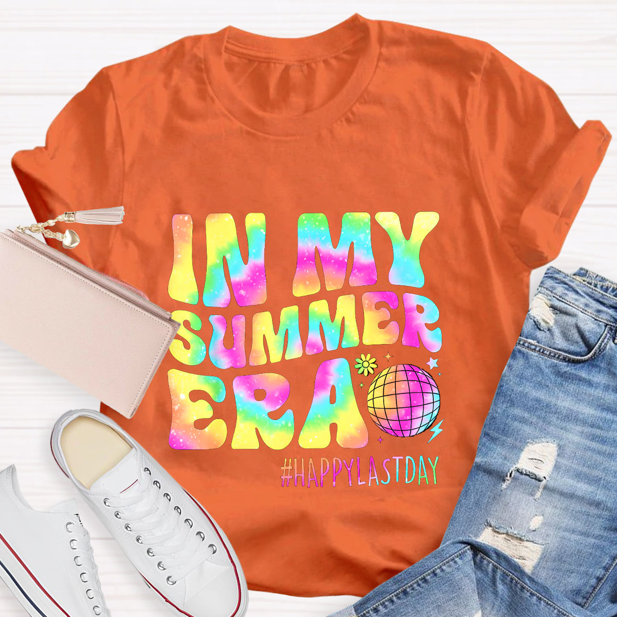 In My Summer Era Happy Last Day Teacher T-Shirt