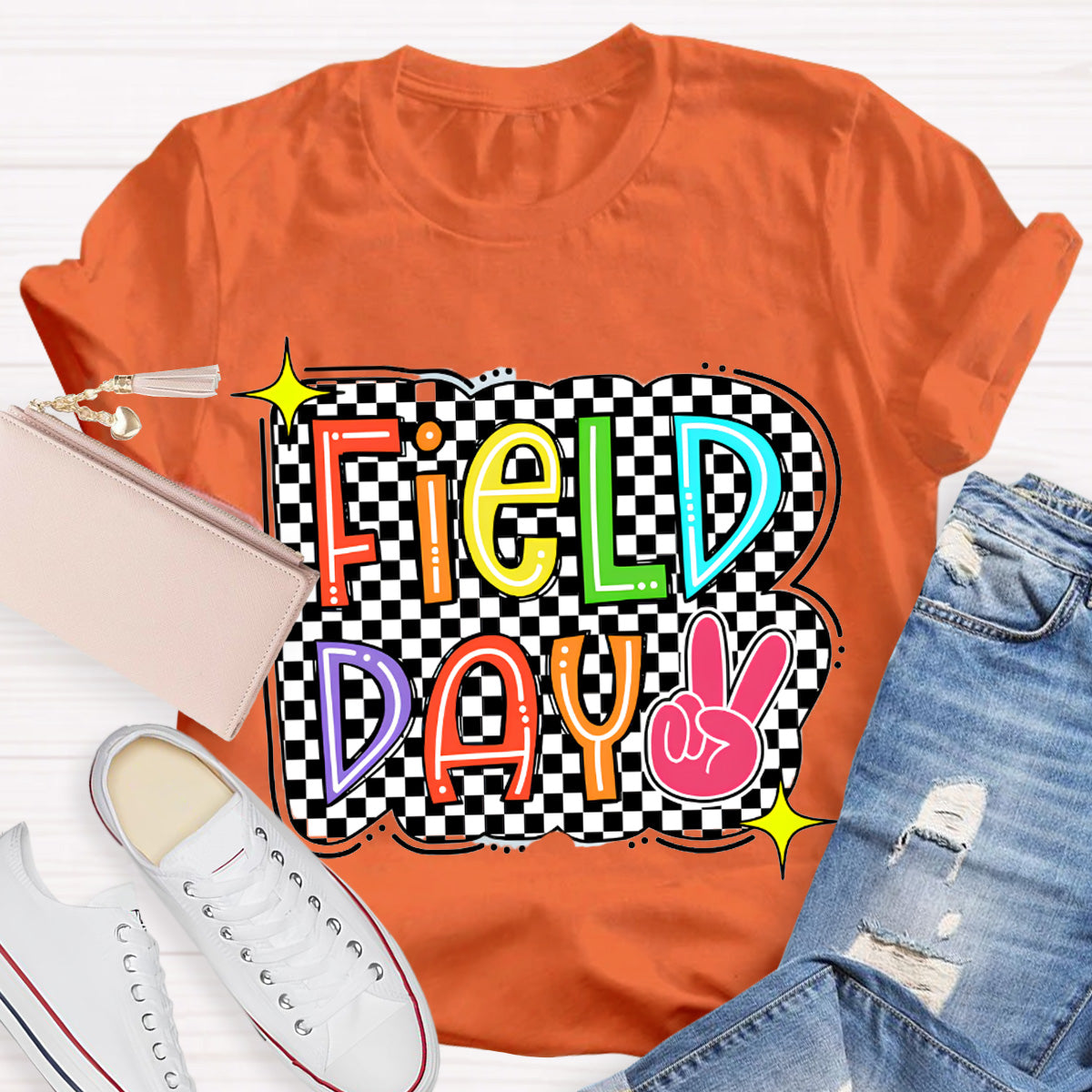 Field Day Star Teacher T-Shirt