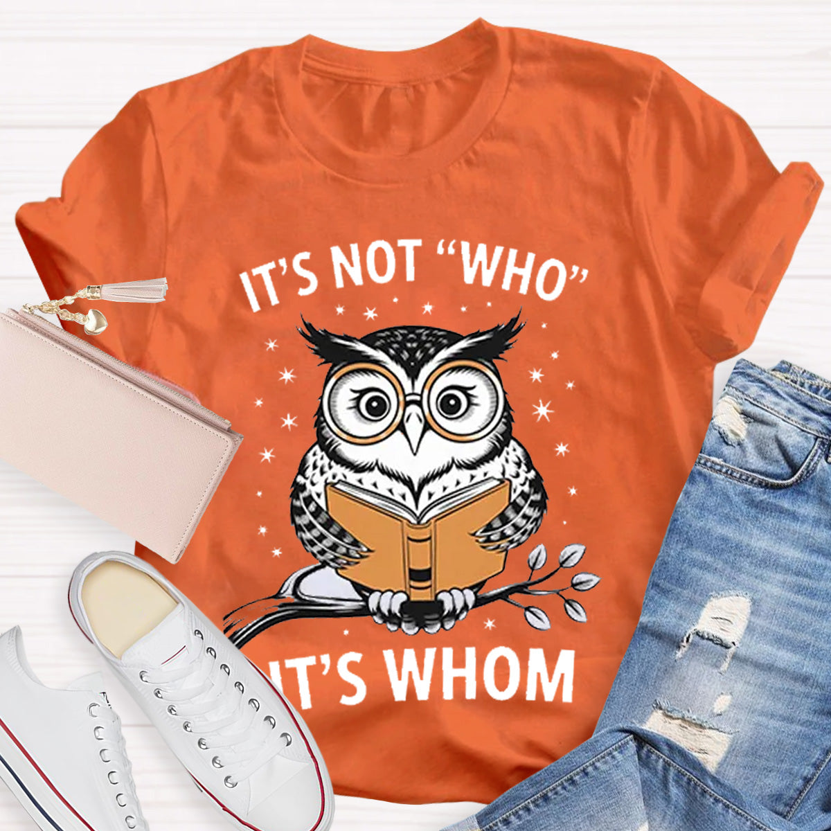 It's Not Who It's Whom Teacher T-Shirt